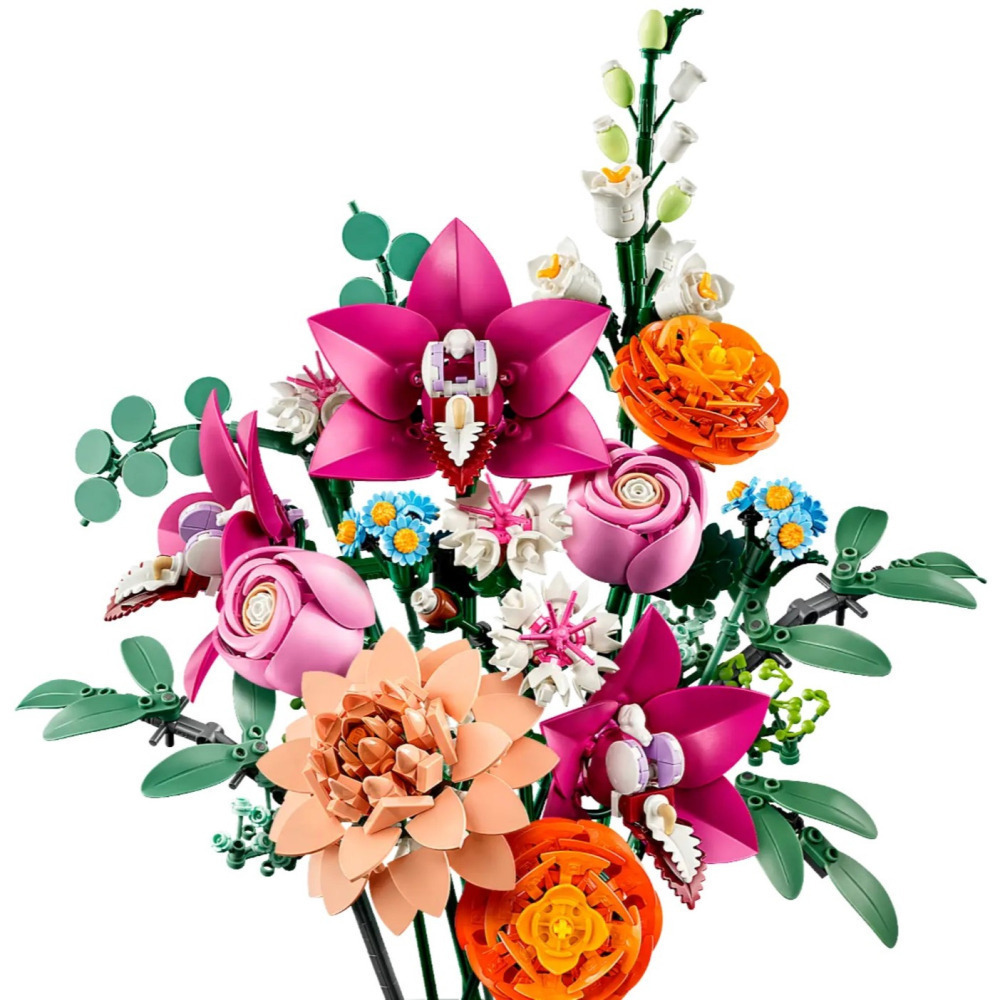 【真心玩】 樂高 LEGO 10342  植物 優雅粉紅花束 現貨 高雄-細節圖4