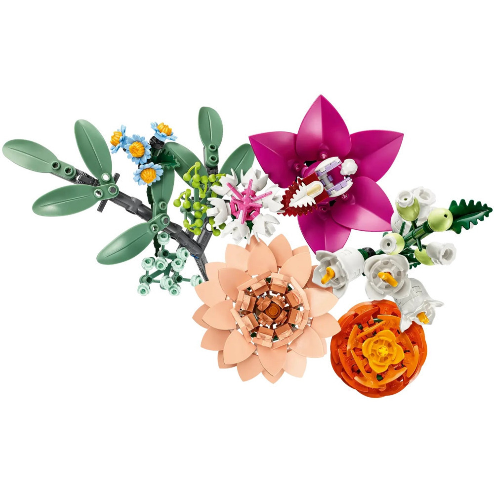 【真心玩】 樂高 LEGO 10342  植物 優雅粉紅花束 現貨 高雄-細節圖7