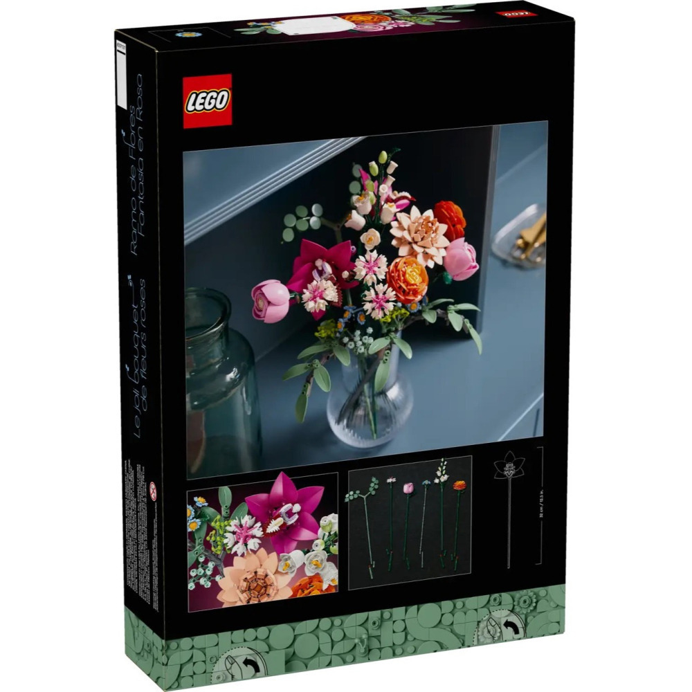 【真心玩】 樂高 LEGO 10342  植物 優雅粉紅花束 現貨 高雄-細節圖8