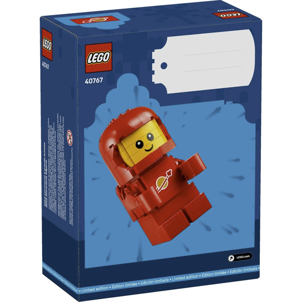 【真心玩】 LEGO 40767  放大版太空寶寶 紅 Up-Scaled Baby Astronaut 現貨 高雄-細節圖4