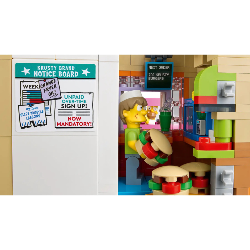 【真心玩】 樂高 LEGO 10352  Icons 辛普森：小丑漢堡店 Krusty Burger 現貨 高雄-細節圖8