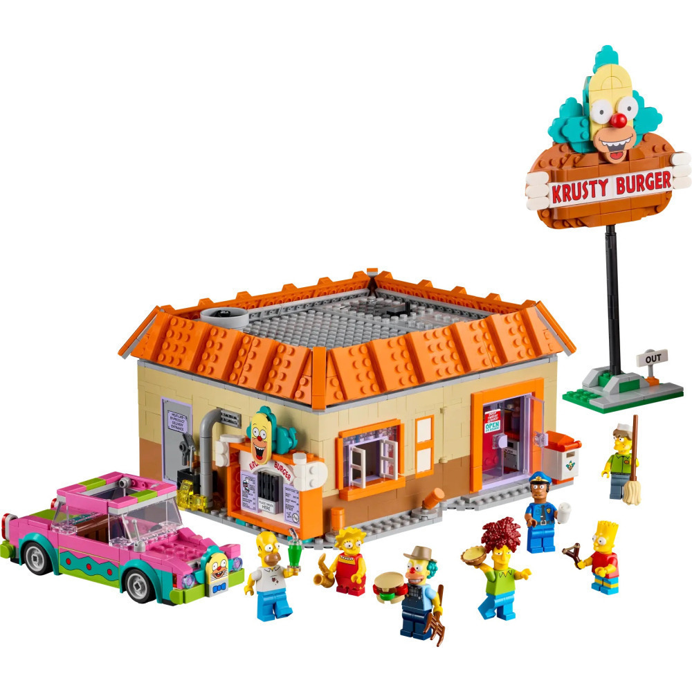【真心玩】 樂高 LEGO 10352  Icons 辛普森：小丑漢堡店 Krusty Burger 現貨 高雄-細節圖10
