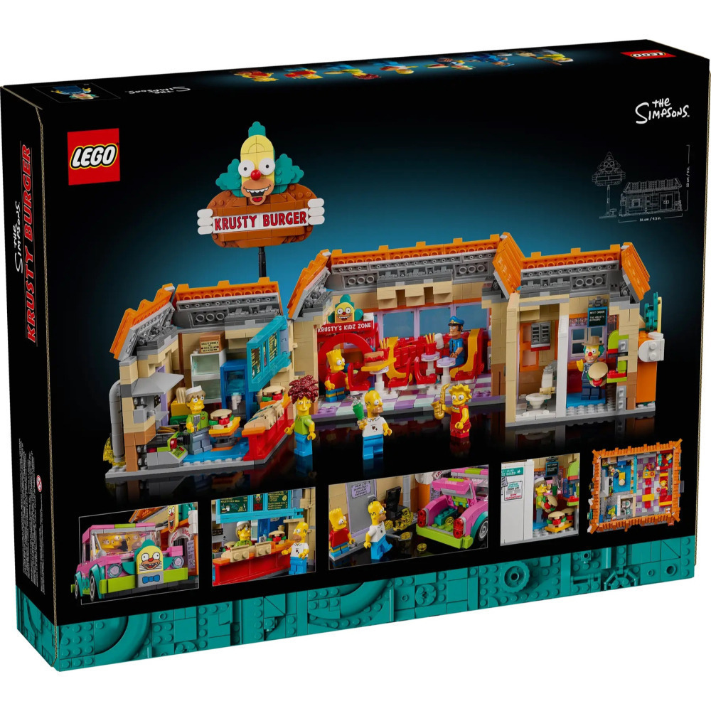 【真心玩】 樂高 LEGO 10352  Icons 辛普森：小丑漢堡店 Krusty Burger 現貨 高雄-細節圖11