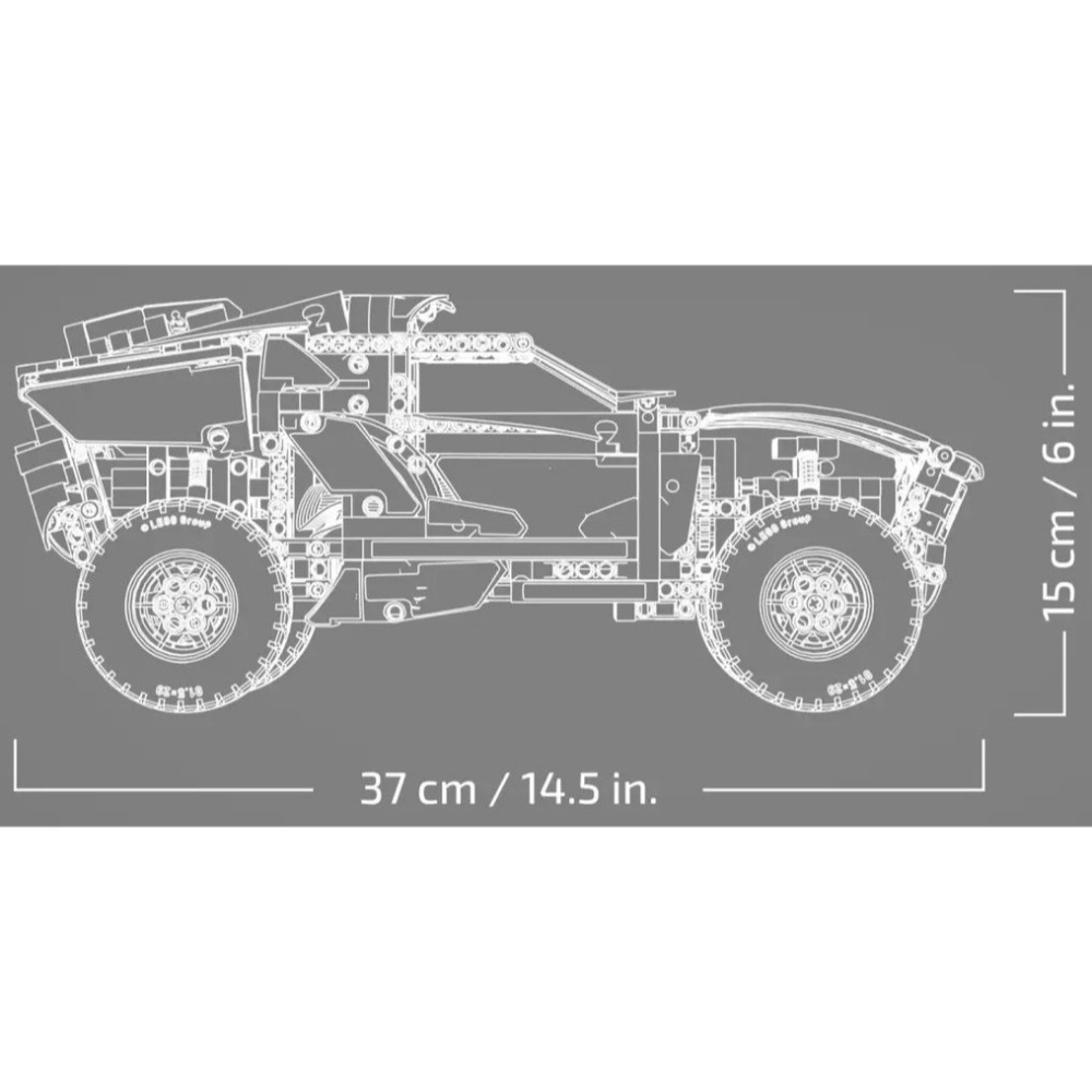 用券3350 7/8 【真心玩】 LEGO 42160 科技 奧迪 Audi RS Q e-tron 現貨 高雄-細節圖3