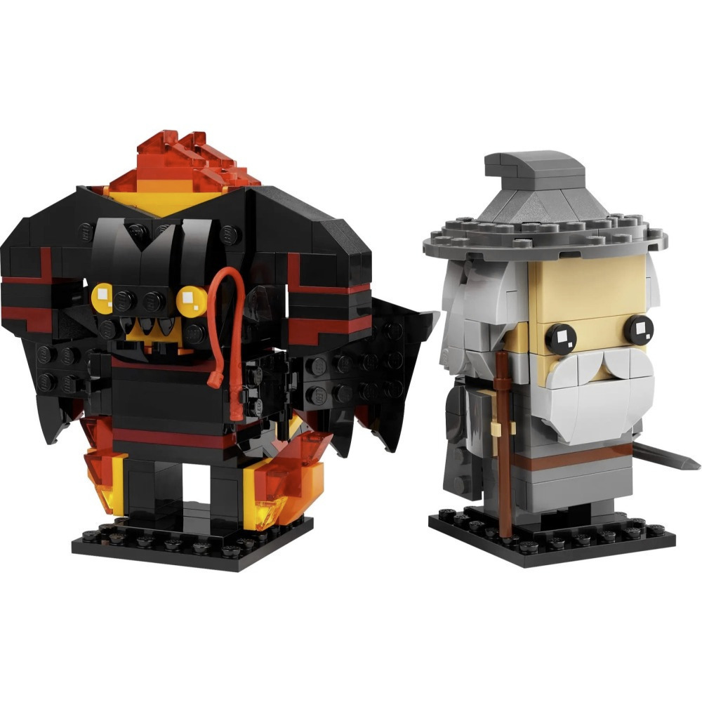 盒損【真心玩】 LEGO 40631 大頭 魔戒 灰袍甘道夫 與炎魔 現貨 高雄-細節圖2