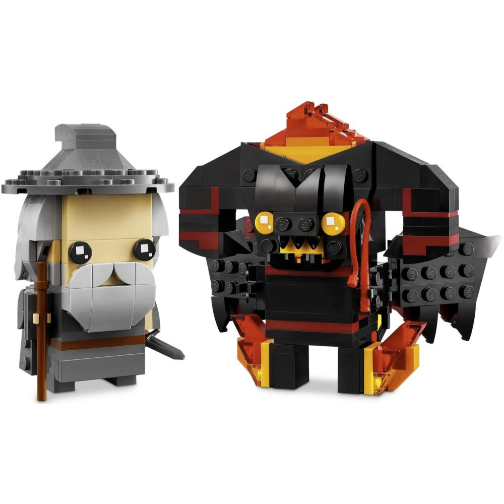 盒損【真心玩】 LEGO 40631 大頭 魔戒 灰袍甘道夫 與炎魔 現貨 高雄-細節圖3