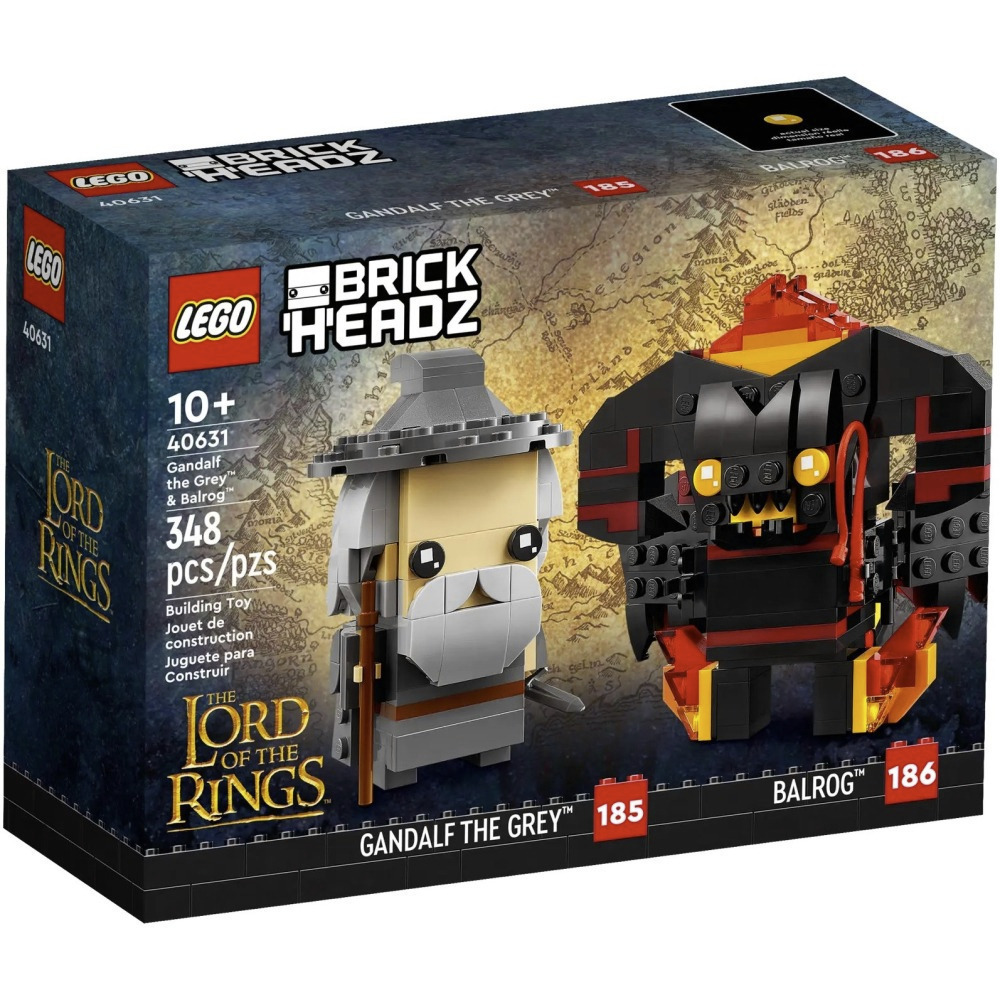 【真心玩】 LEGO 40631 大頭 魔戒 灰袍甘道夫與炎魔 現貨 高雄-細節圖3