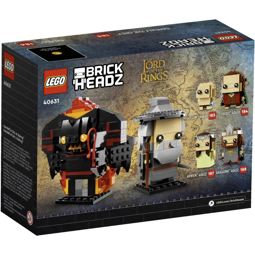 【真心玩】 LEGO 40631 大頭 魔戒 灰袍甘道夫與炎魔 現貨 高雄-細節圖5