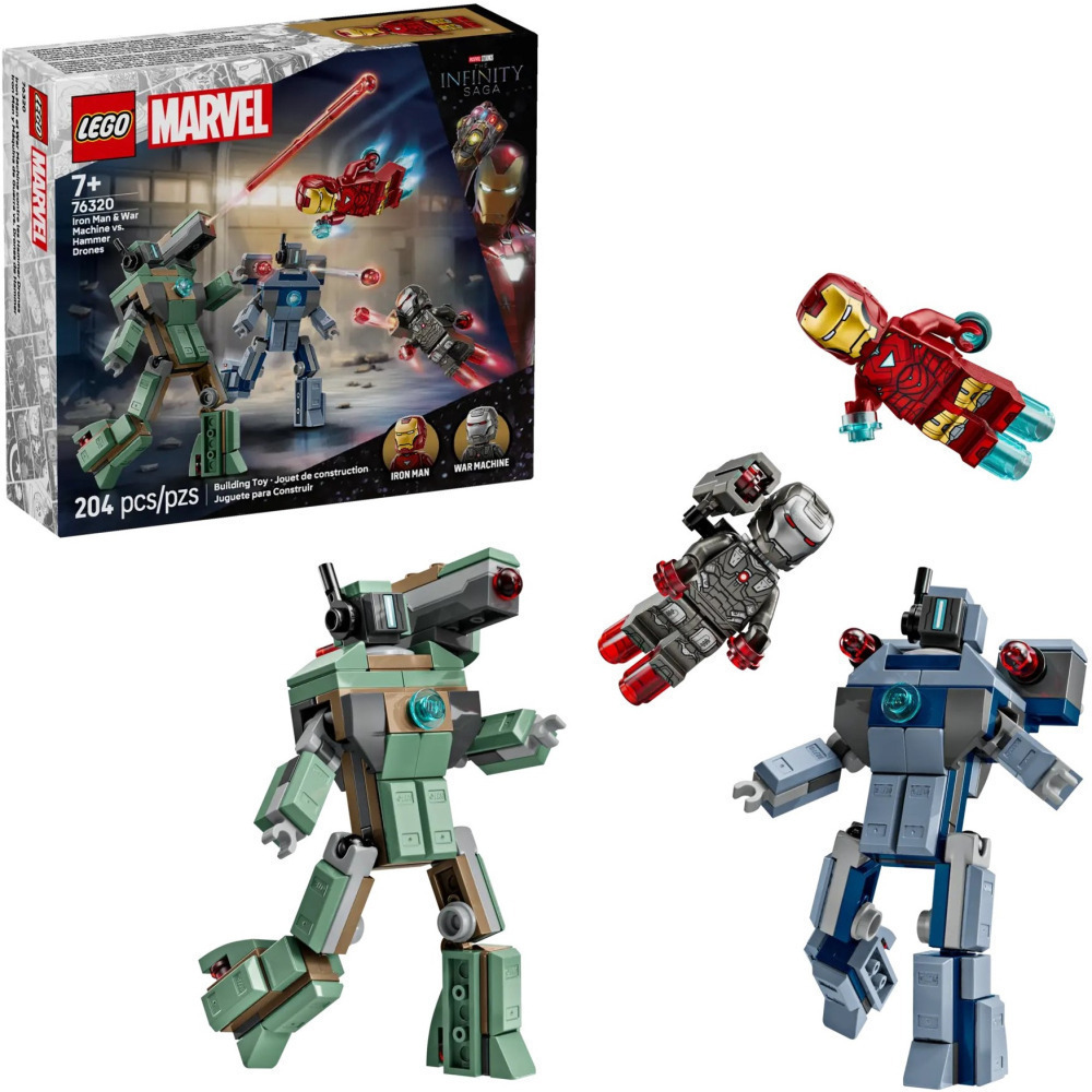 【真心玩】 樂高 LEGO 76320 漫威 鋼鐵人和戰爭機器大戰漢默鋼鐵士兵 現貨 高雄-細節圖2