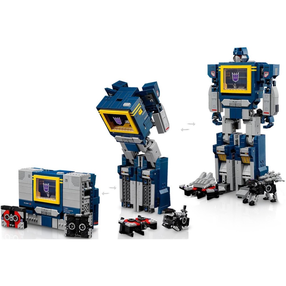 【真心玩】 LEGO 10358 Icons Transformers：音波 現貨 高雄-細節圖3
