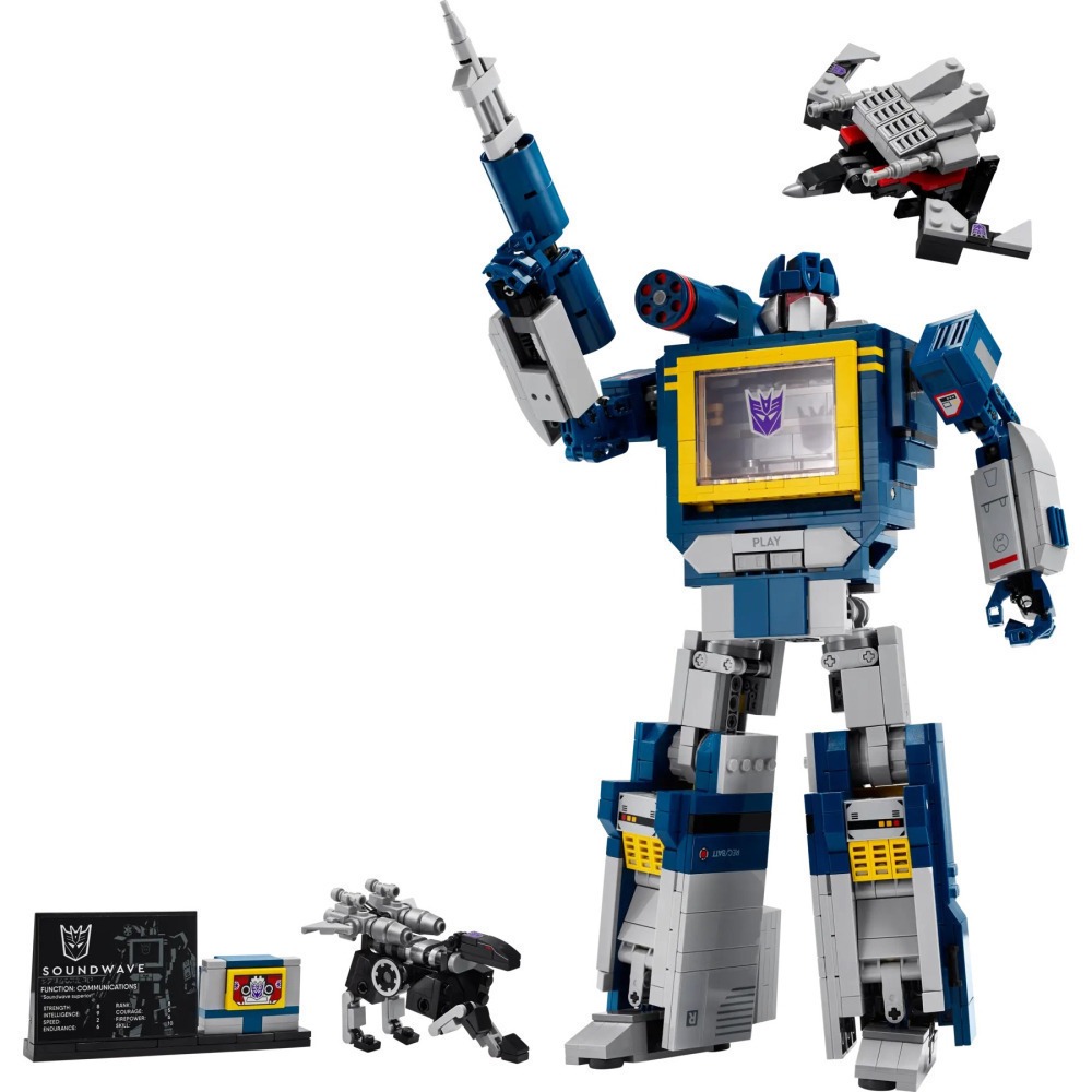 【真心玩】 LEGO 10358 Icons Transformers：音波 現貨 高雄-細節圖7