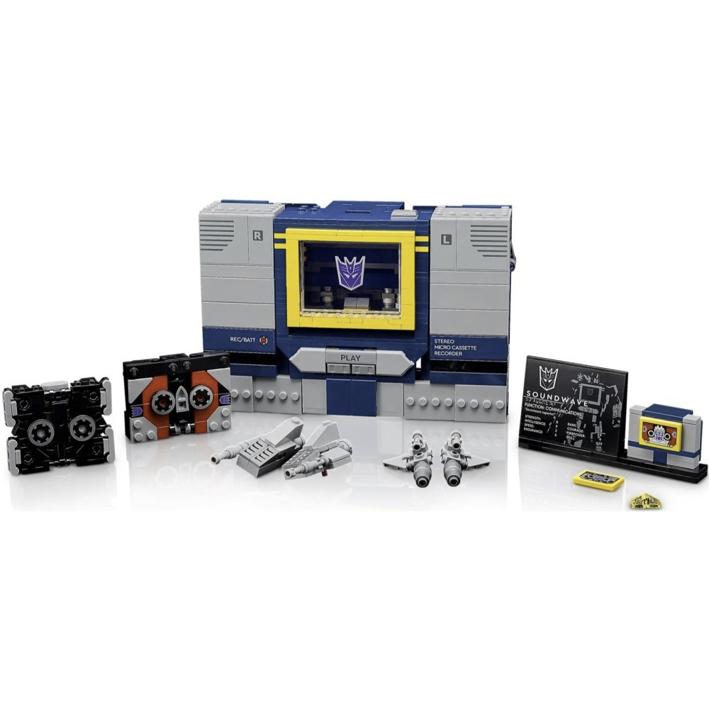 【真心玩】 樂高 LEGO 10358 Icons Transformers：音波 現貨 高雄-細節圖4