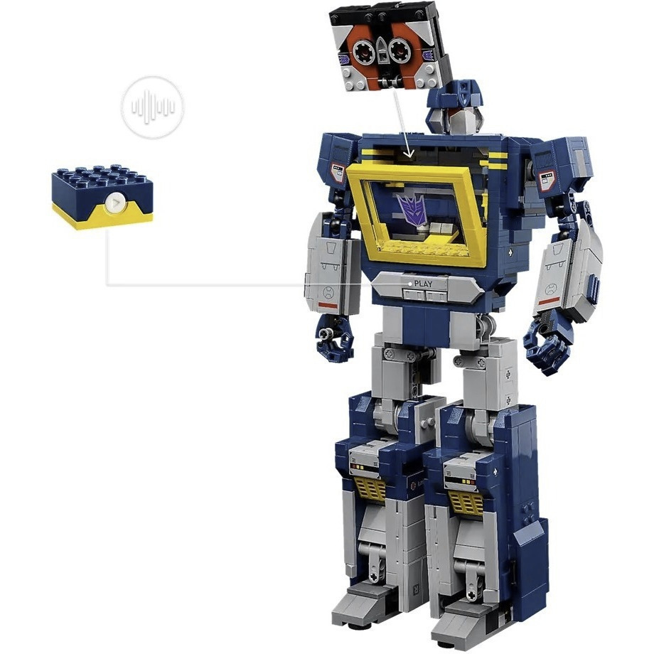 【真心玩】 樂高 LEGO 10358 Icons Transformers：音波 現貨 高雄-細節圖5