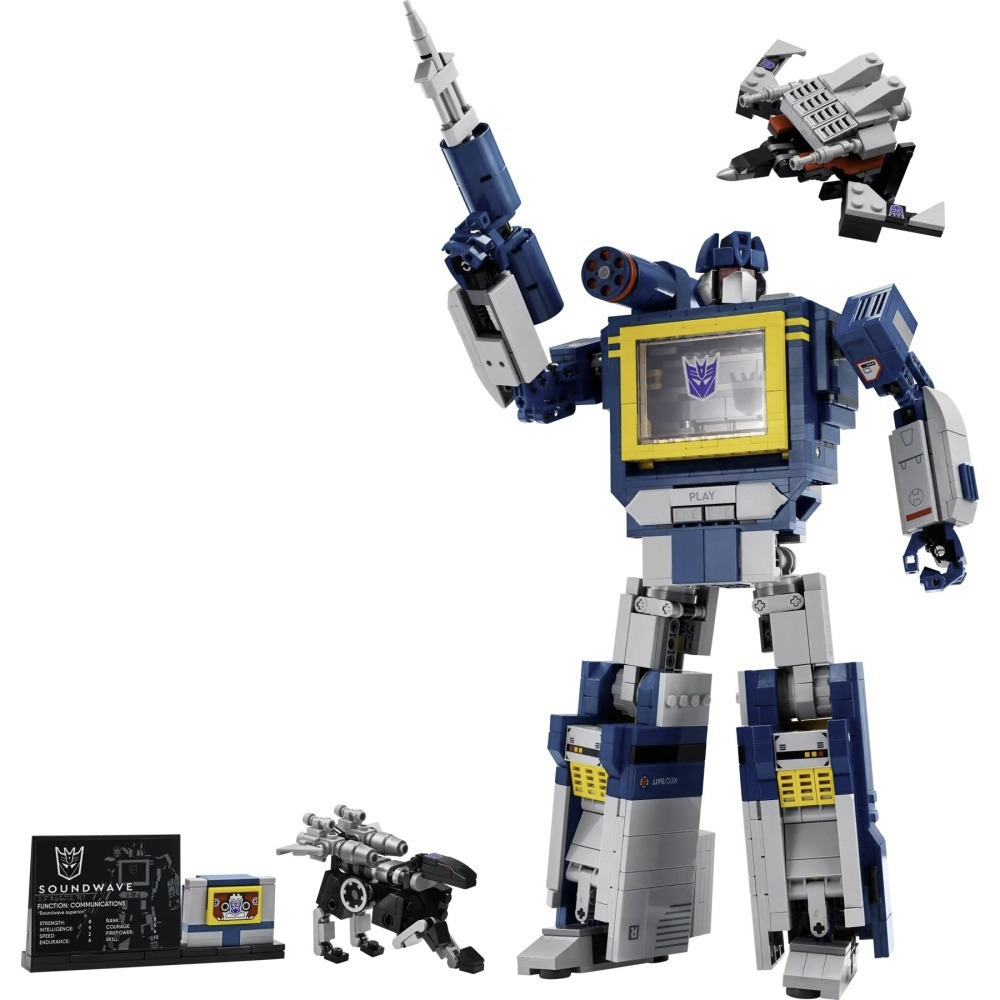【真心玩】 樂高 LEGO 10358 Icons Transformers：音波 現貨 高雄-細節圖7