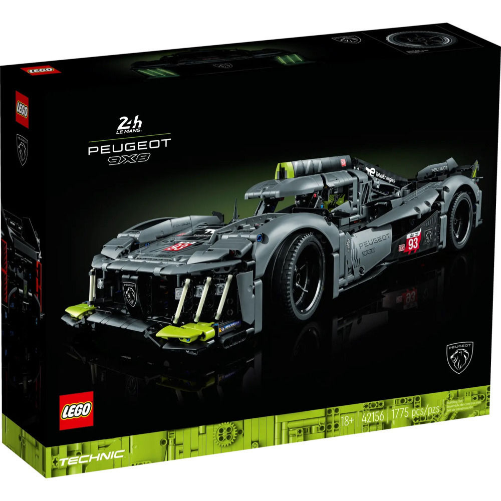 盒損【真心玩】 LEGO 42156 科技 9X8 24H Le Mans Hybrid Hypercar 現貨 高雄-細節圖2