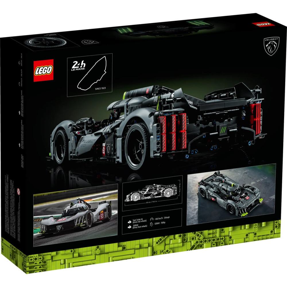 【真心玩】樂高  LEGO 42156 科技 9X8 24H Le Mans Hybrid Hypercar 現貨高雄-細節圖8