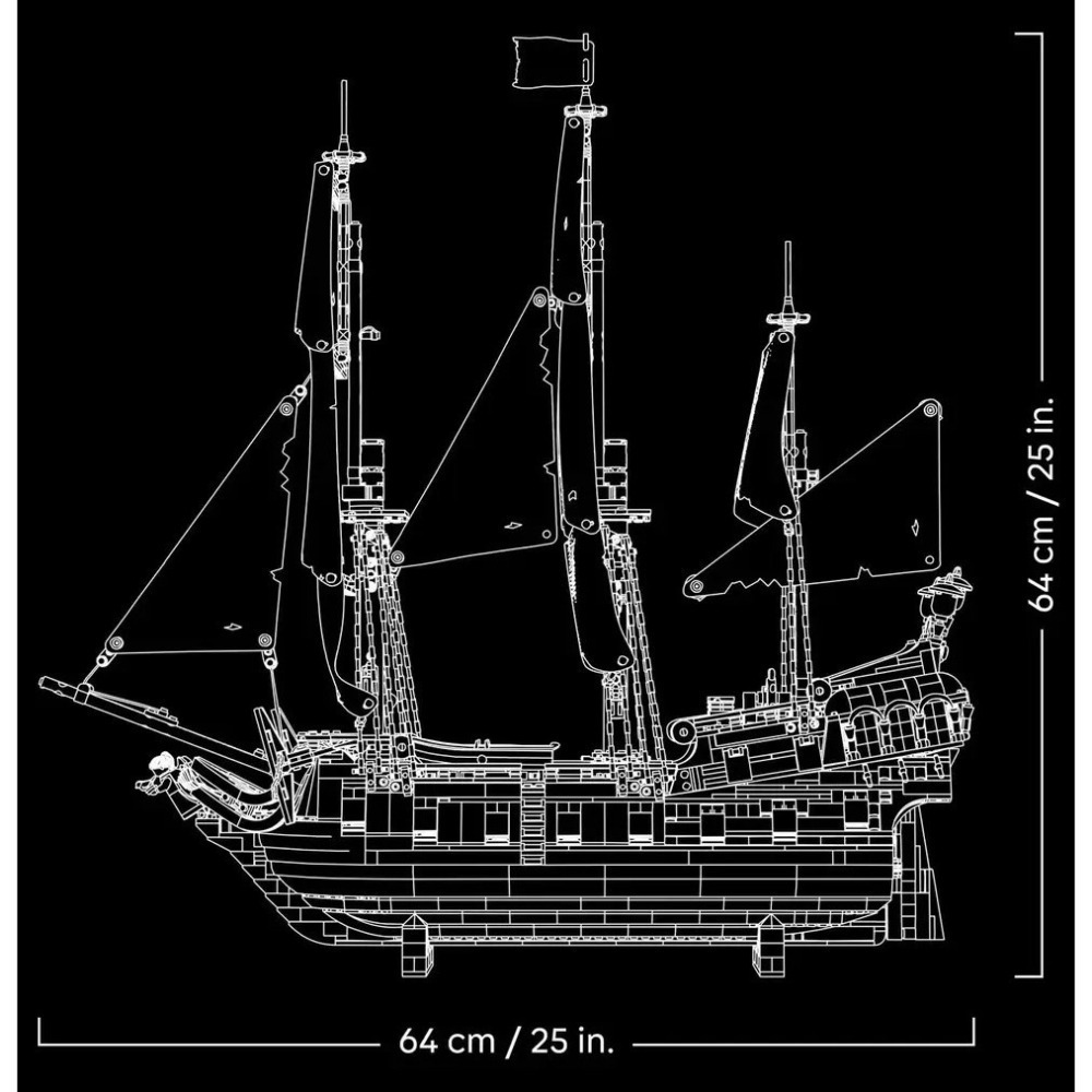 【真心玩】 樂高 LEGO 10365 Icons 史傑克船長的海盜船 黑珍珠 現貨 高雄-細節圖4