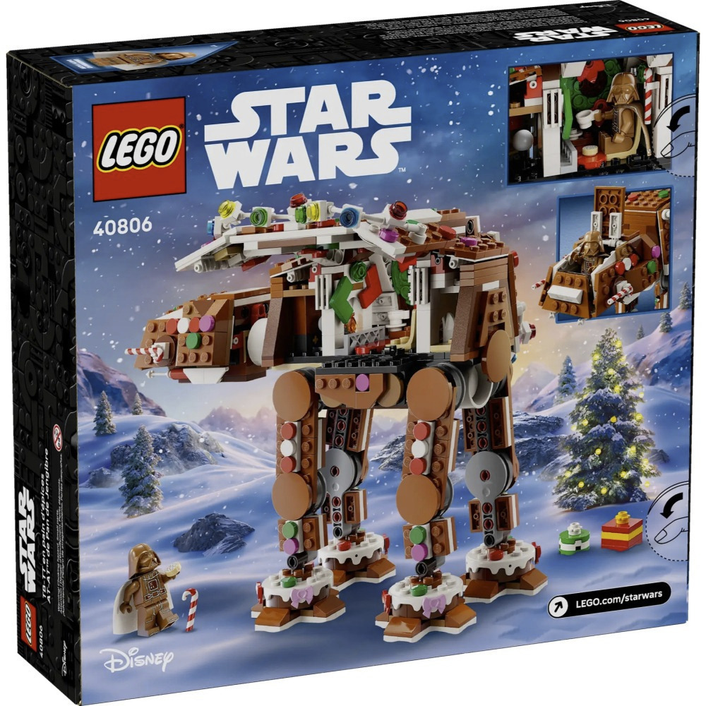 【真心玩】 樂高 LEGO 40806 星際大戰 薑餅 AT-AT 步行機 現貨 高雄-細節圖4