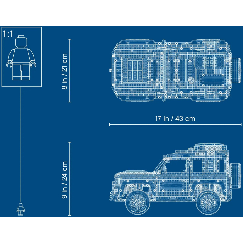 【真心玩】 樂高 LEGO 42110 科技 路虎 Land Rover Defender 現貨 高雄-細節圖3