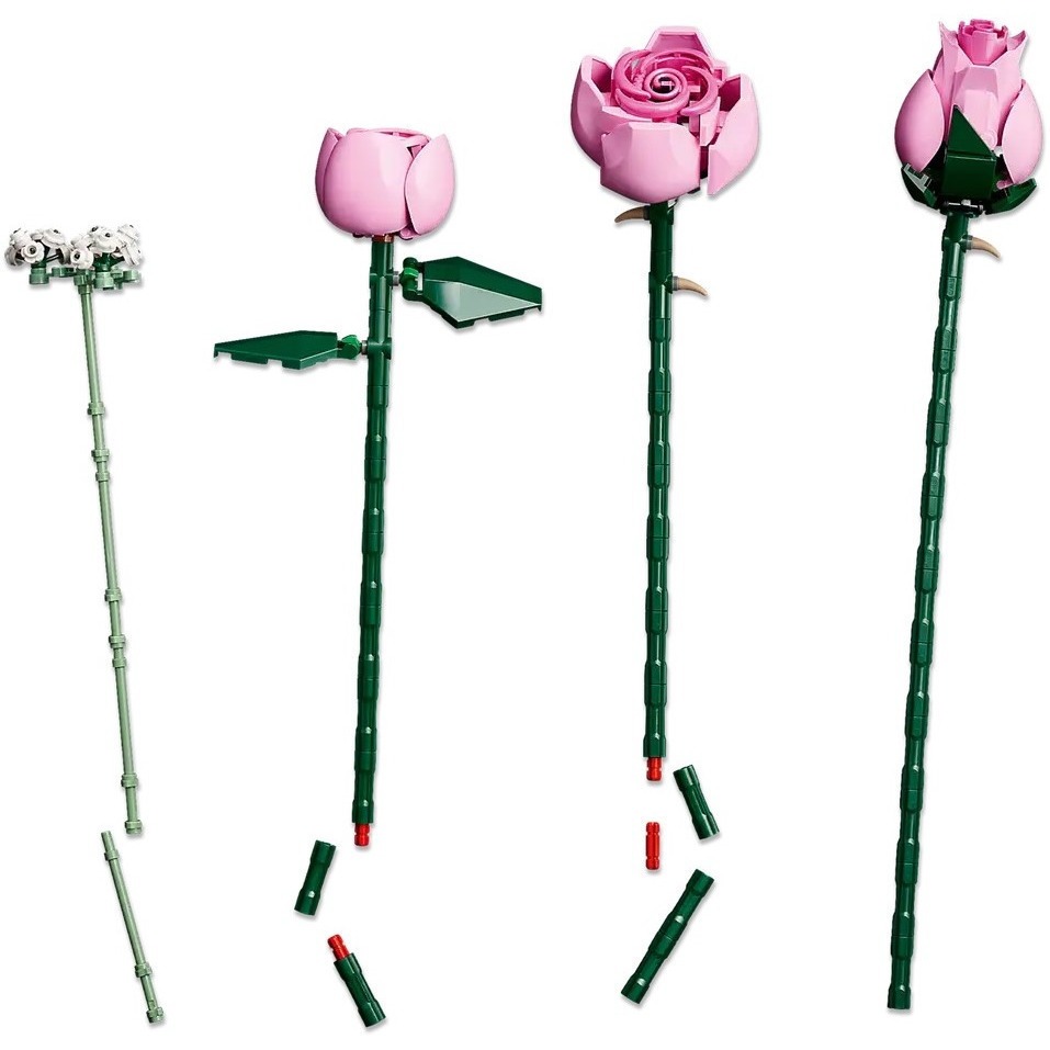 【真心玩】 樂高 LEGO 10374 植物 粉紅玫瑰花束 現貨 高雄-細節圖6