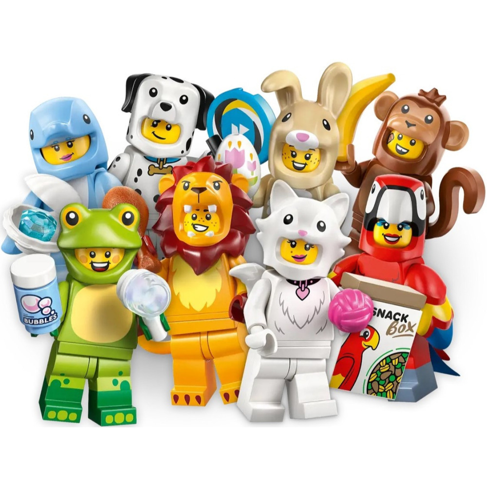 1月預購 【真心玩】 樂高 LEGO 71051 人偶包 動物系列 28代人偶 一套12隻 無盒 高雄-細節圖3