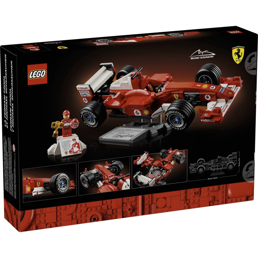 【真心玩】 樂高 LEGO 11375 Icons 法拉利F2004 和麥可·舒馬克 現貨 高雄-細節圖10