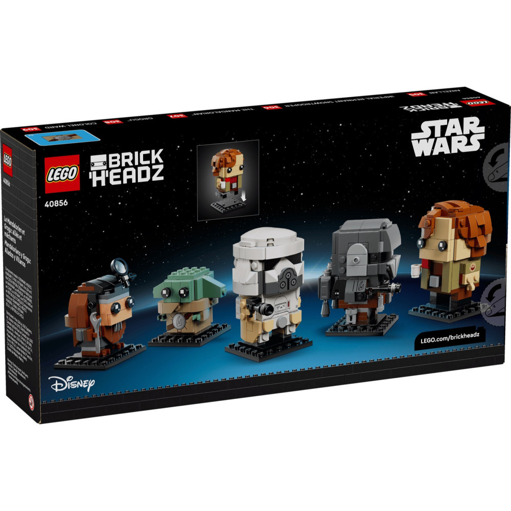 【真心玩】 樂高 LEGO 40856 大頭 星際大戰 《曼達洛人與古古》：盟友和反派 現貨 高雄-細節圖5