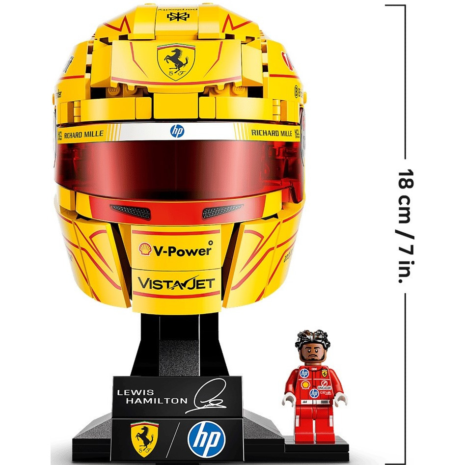 【真心玩】 樂高 LEGO 43022 Editions 法拉利 Lewis Hamilton Helmet 現貨高雄-細節圖3