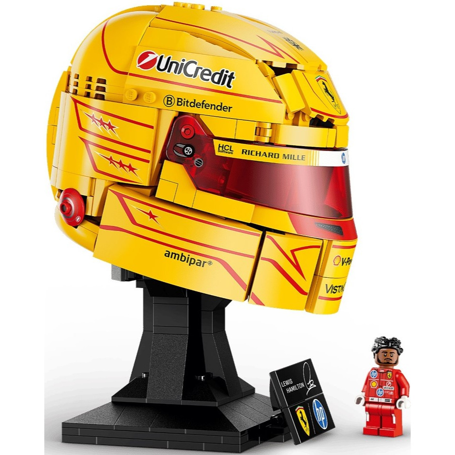 【真心玩】 樂高 LEGO 43022 Editions 法拉利 Lewis Hamilton Helmet 現貨高雄-細節圖4