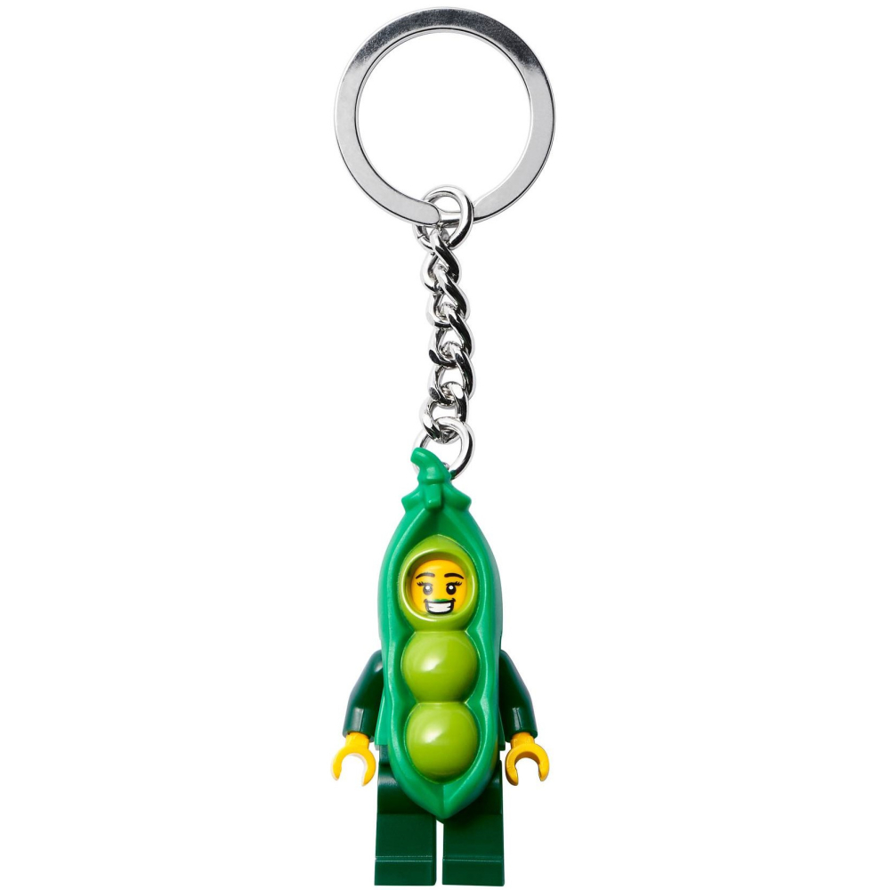 【真心玩】 樂高 LEGO 854080 鑰匙圈 碗豆裝女孩鑰匙圈 現貨 高雄-細節圖2