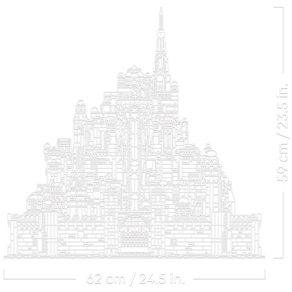 用券16800 6/3 【真心玩】 樂高 LEGO 11377  Icons 魔戒：米那斯提力斯 高雄-細節圖3