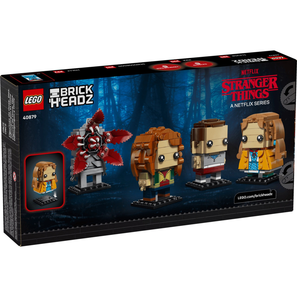 【真心玩】 樂高 LEGO 40879 大頭 怪奇物語 伊萊雯、麥克絲、Demogorgon 和荷莉玩偶 現貨 高雄-細節圖5