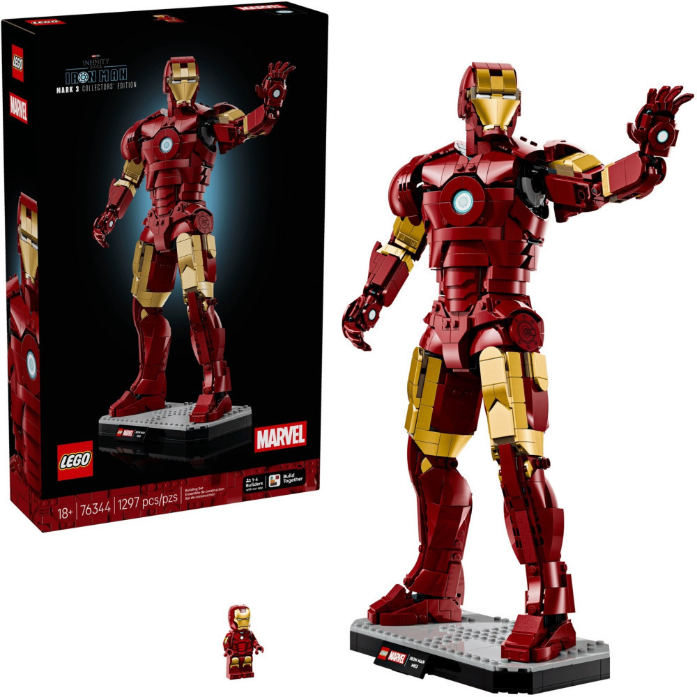 【真心玩】 樂高 LEGO 76344 漫威 鋼鐵人 Mark 3 典藏版 現貨 高雄-細節圖3