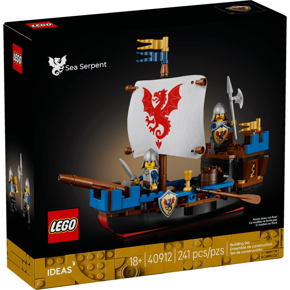 【真心玩】 樂高 LEGO 40912 Ideas 海蛇號 Sea Serpent 現貨 高雄-細節圖3