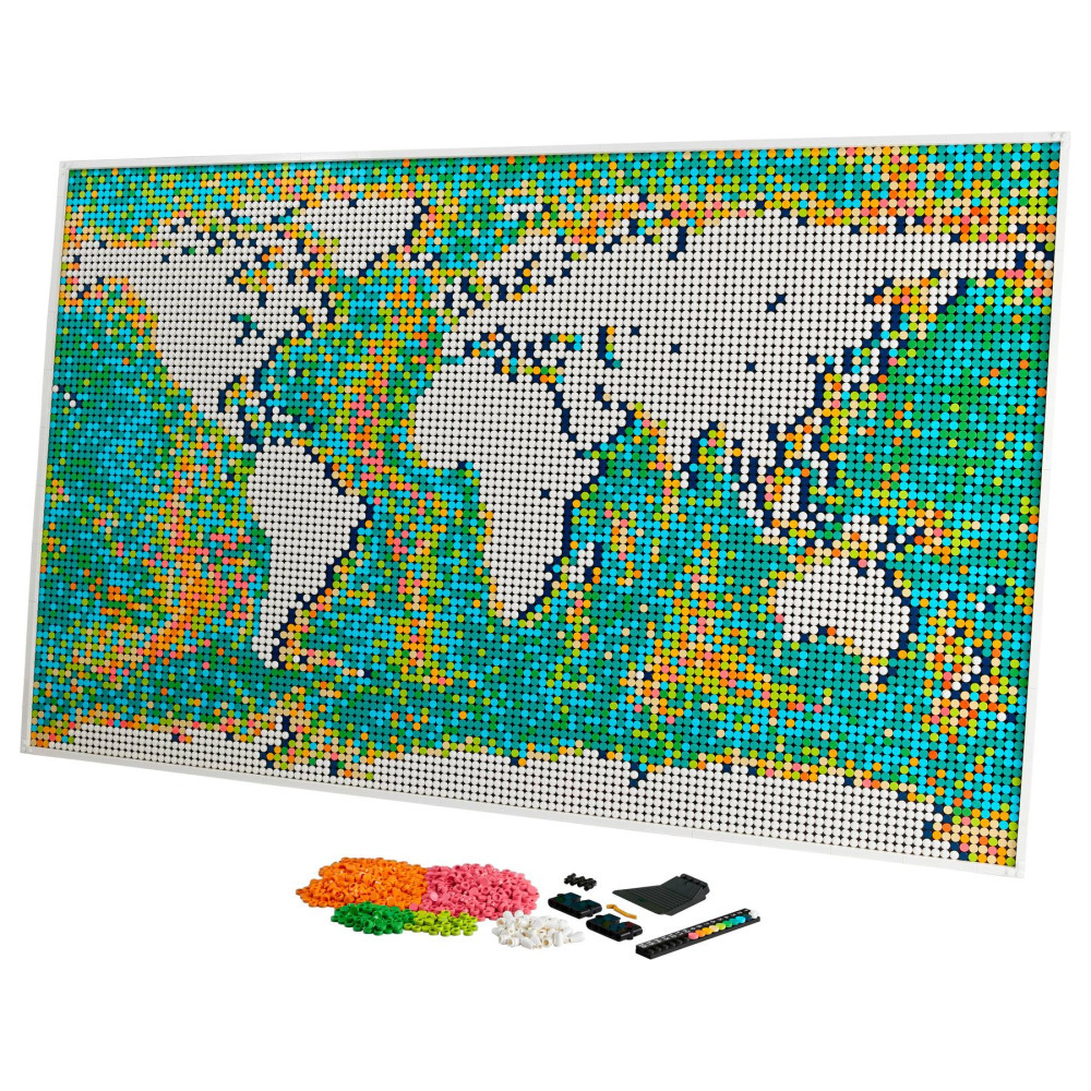 【真心玩】 樂高 LEGO 31203 藝術 世界地圖 World Map 現貨 高雄-細節圖7