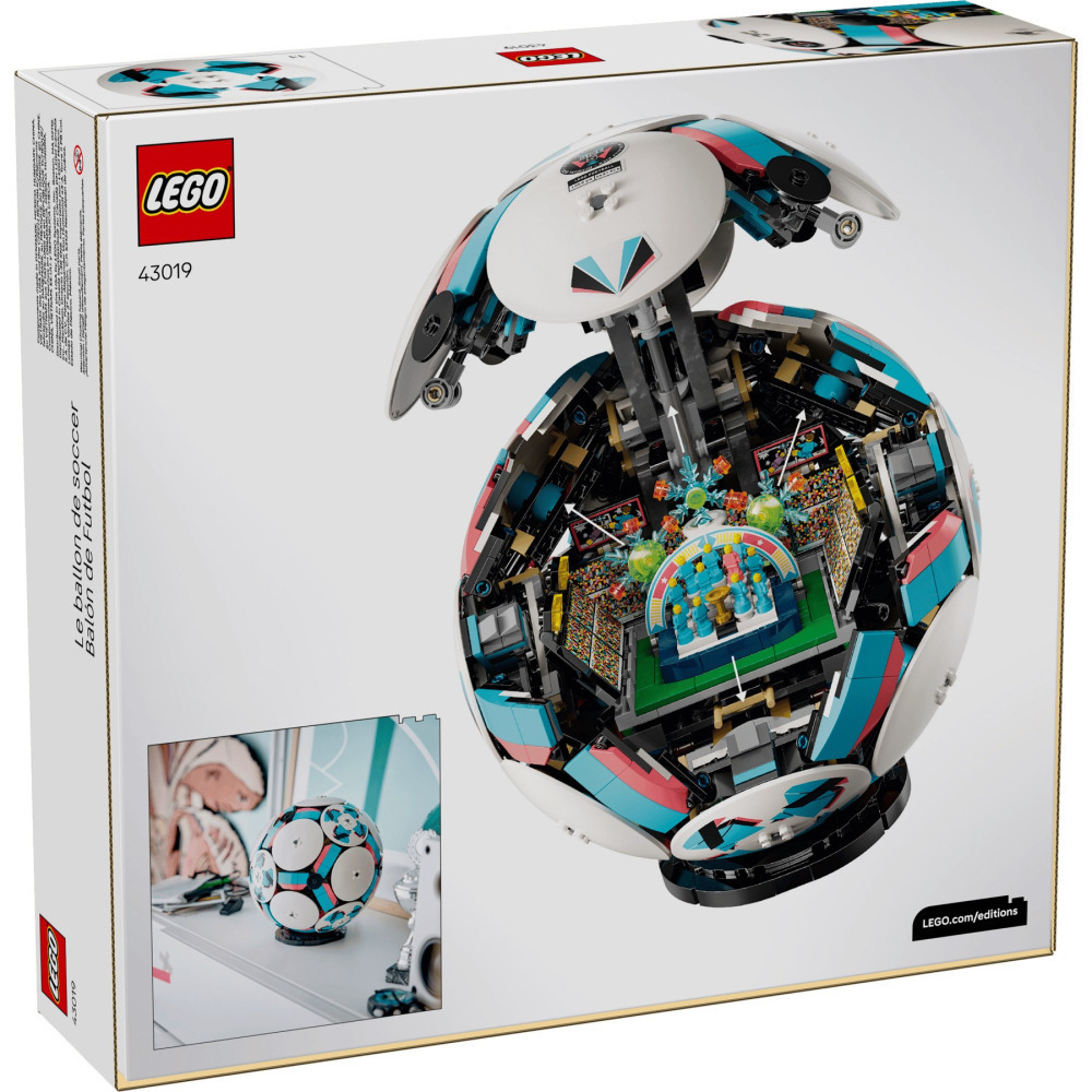 【真心玩】 樂高 LEGO 43019 LEGO Editions 足球 Soccer Ball 現貨 高雄-細節圖7