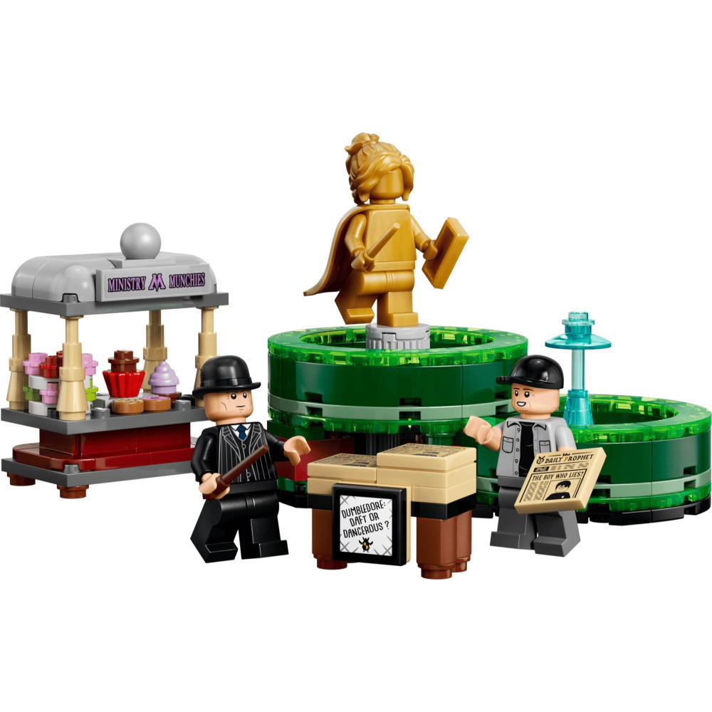 【真心玩】 樂高 LEGO 40901 哈利波特 魔法部點心和《預言家日報》攤位 現貨 高雄-細節圖2