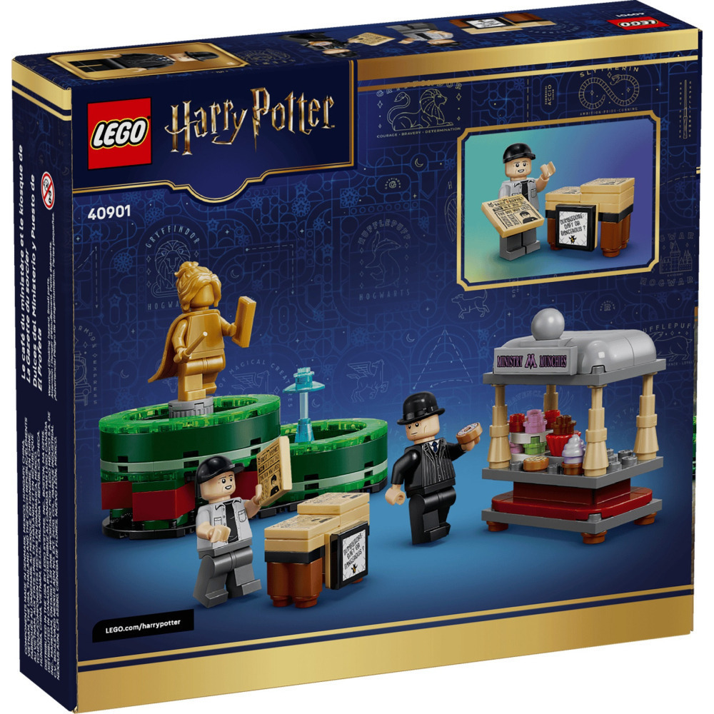 【真心玩】 樂高 LEGO 40901 哈利波特 魔法部點心和《預言家日報》攤位 現貨 高雄-細節圖8
