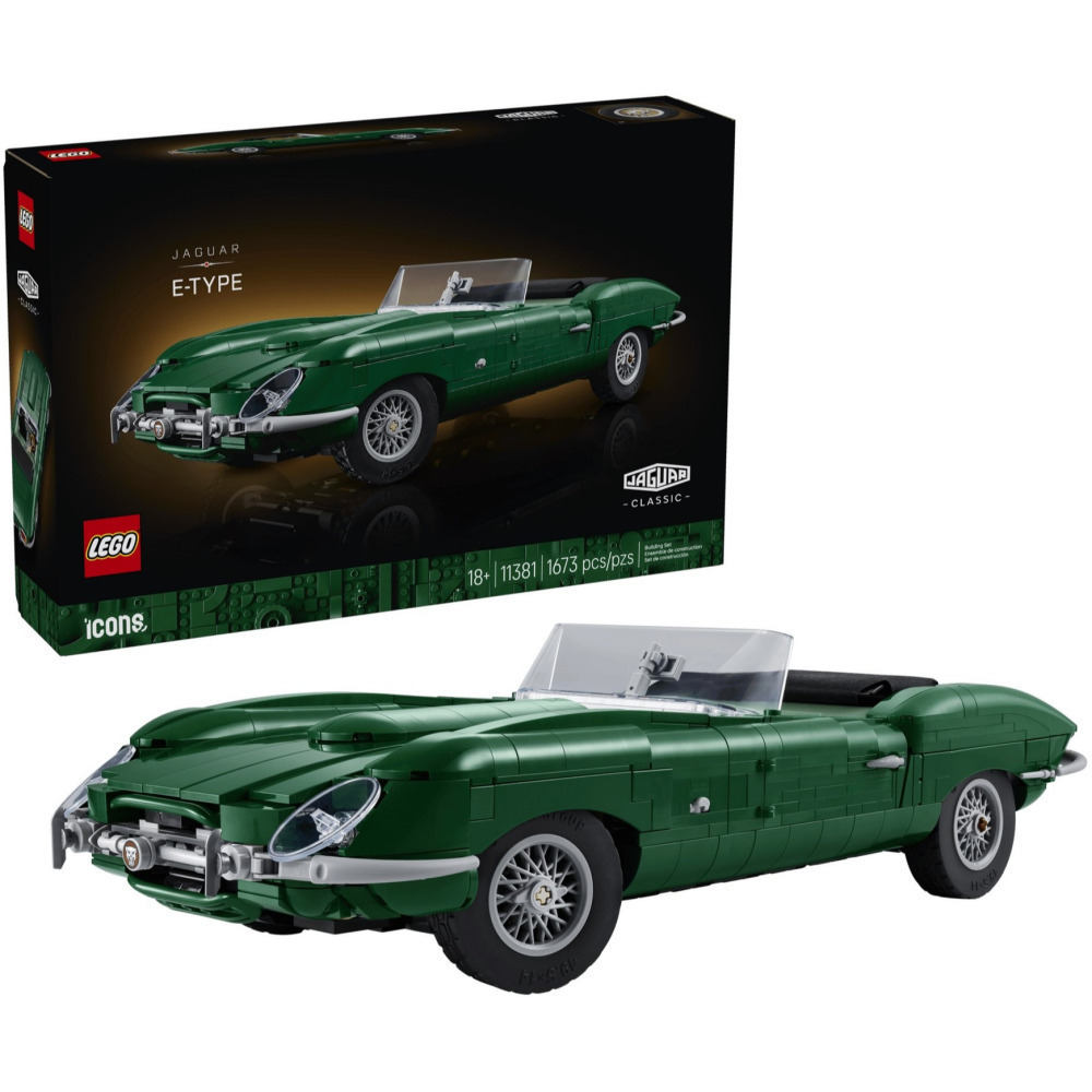用券3550 微壓痕 【真心玩】 樂高 LEGO 11381 Icons 捷豹 Jaguar E-Type 現貨 高雄-細節圖5