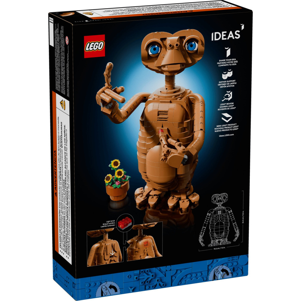 用券3200 【真心玩】 樂高 LEGO 21370 Ideas E.T. 現貨 高雄-細節圖9