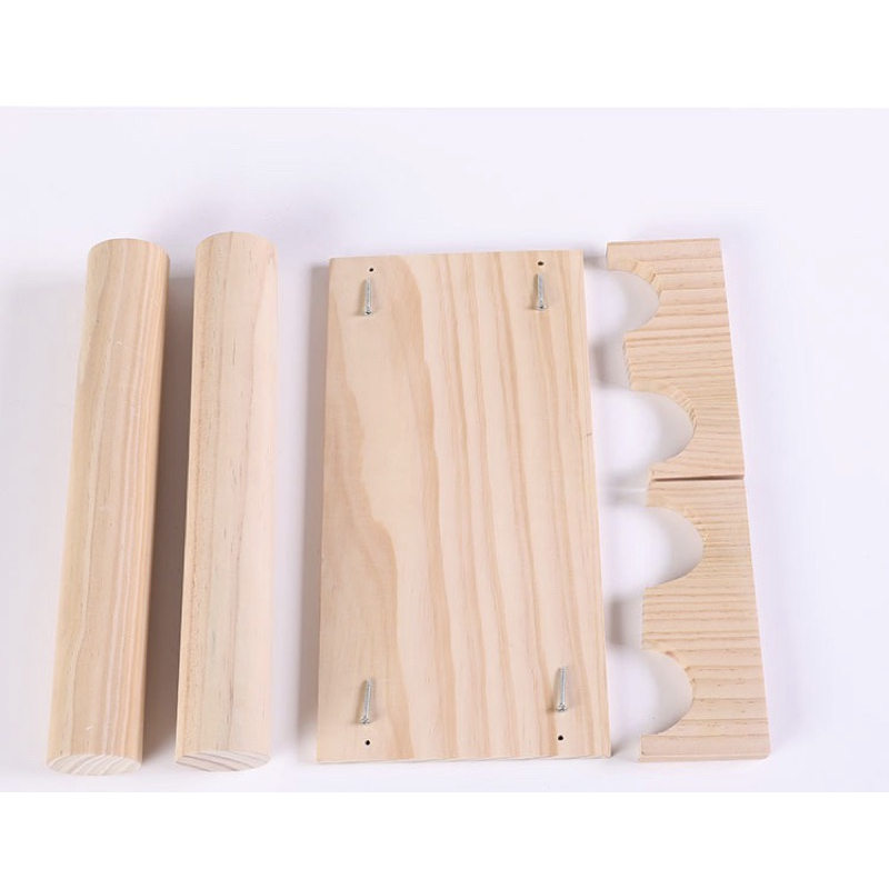 現貨🔺 無名精選 雙層原木 手錶手環手鍊展示架 木紋 串珠 收納架 首飾架子 展示道具 拍照道具 直播展示架-細節圖2