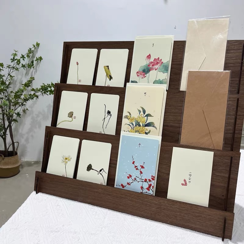 現貨🔺可拆 階梯架 直播階梯架子 公仔 筆記本 明信片 化妝品收納 展示架 手機殼 鑰匙圈展示架 飾品陳列架 小紅書擺攤-細節圖3
