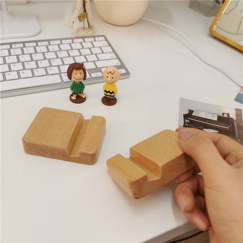 現貨🔺追劇神器 解放雙手 ins木質 簡約 手機支架 便攜手機座 懶人 手機架子 支架 完美角度-細節圖5