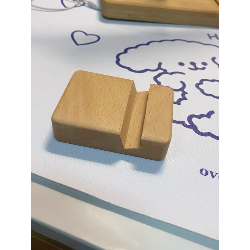 現貨🔺追劇神器 解放雙手 ins木質 簡約 手機支架 便攜手機座 懶人 手機架子 支架 完美角度-細節圖9
