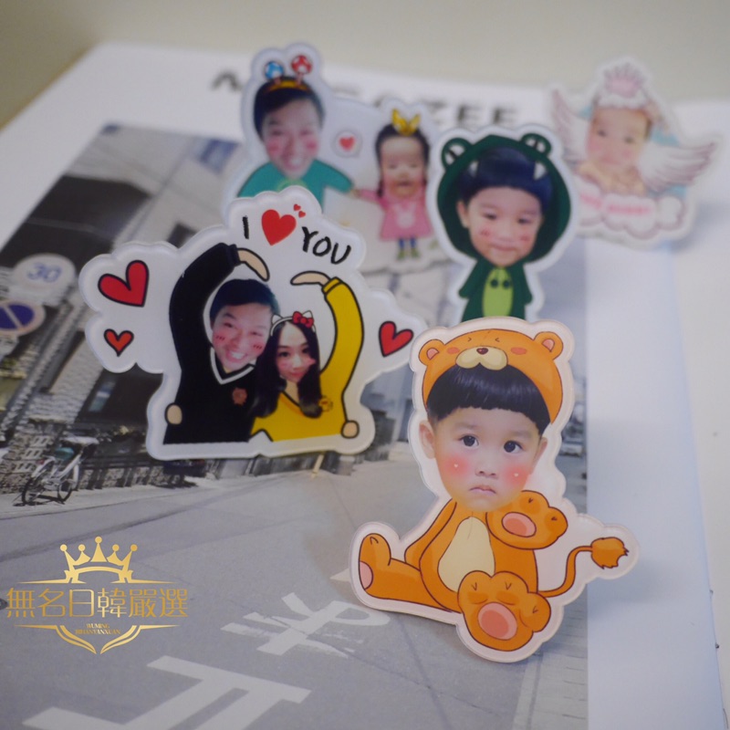 實拍❤️客製化照片汽車冷氣口香水夾(重複使用) 出風口 情人節禮物 生日 寶寶照片訂製 情侶 夫妻 閨蜜 寵物 紀念禮物-細節圖6