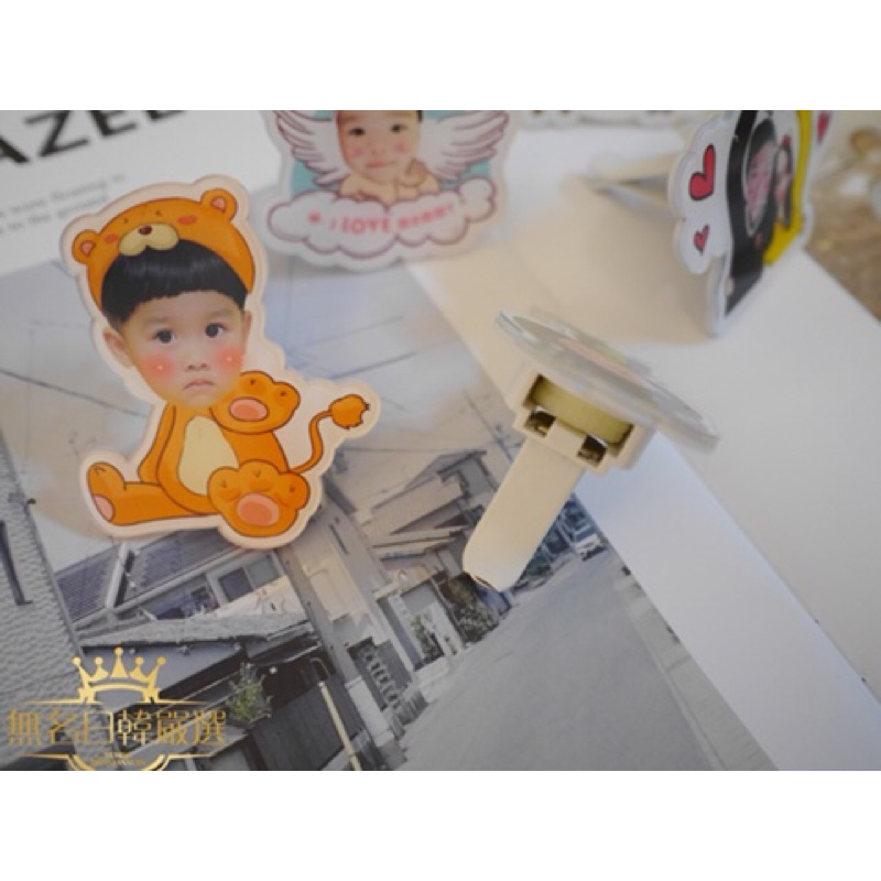 實拍❤️客製化照片汽車冷氣口香水夾(重複使用) 出風口 情人節禮物 生日 寶寶照片訂製 情侶 夫妻 閨蜜 寵物 紀念禮物-細節圖7