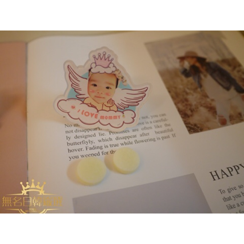 實拍❤️客製化照片汽車冷氣口香水夾(重複使用) 出風口 情人節禮物 生日 寶寶照片訂製 情侶 夫妻 閨蜜 寵物 紀念禮物-細節圖9