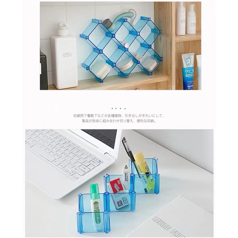 6個裝-日式內衣收納盒抽屜分隔板襪子內褲分類分格桌面整理格子收納盒子-細節圖8