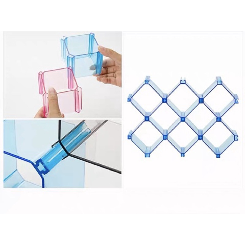 6個裝-日式內衣收納盒抽屜分隔板襪子內褲分類分格桌面整理格子收納盒子-細節圖9