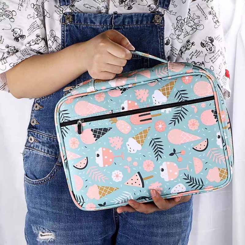 220孔 素描繪畫專用鉛筆袋 大容量收納袋筆盒 色鉛筆收納 蠟筆收納 彩色筆收納 文具收納-細節圖3